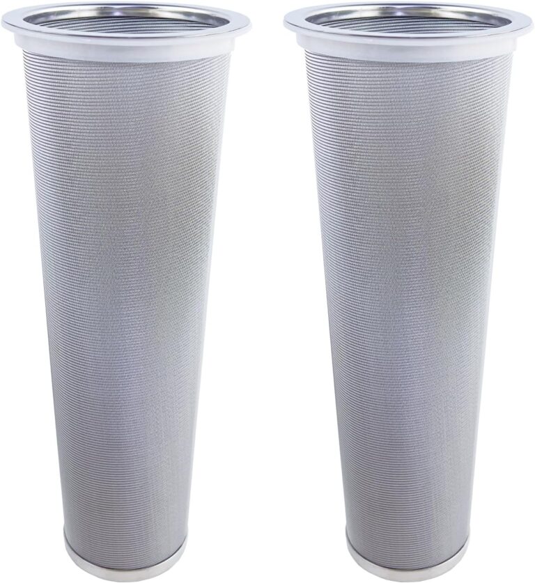 2 Pack – Ultra Fine Cold Brew Coffee Filter For 64 OZ and Larger Wide Mouth Mason Jar, Food Grade 304 (18/8) Stainless Steel Filter, Multiple Usages, Cold Brew Tea Filter, Fruit Infused Water Filter