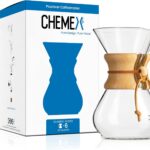 Chemex Pour-Over Glass Coffeemaker – Classic Series – 6-Cup – Exclusive Packaging