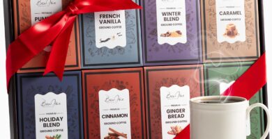 Coffee Gifts Set For Coffee Lovers – Ground Coffee Sampler Gift Set For Women & Men – Women Gift