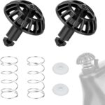 Coffee Replacement Brew Basket Spring Loaded Stopper Kits for Cuisinart Coffee Makers, Coffee Machine Accessory Compatible with Cuisinart DCC-1200, DCC-1200BCH, DCC-1200BW Brew Basket, 2 Pack