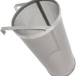 G Francis Brewing 6x14in Hopper Spider Strainer – Stainless Steel 300 Micron Mesh Homebrew Hops Beer & Tea Kettle Brew Filter