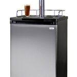 Kegco ICK20S-2 Double Faucet Javarator Cold-Brew Coffee Dispenser – Black/Stainless Steel