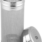 Stainless Steel Mesh Beer Filter, 300 Micron Mesh Homebrew Hops Beer Tea Kettle Brew Filter, Reusable Fine Hop Filter Strainer for Nut Milk Cold Brew Wine Coffee Grain