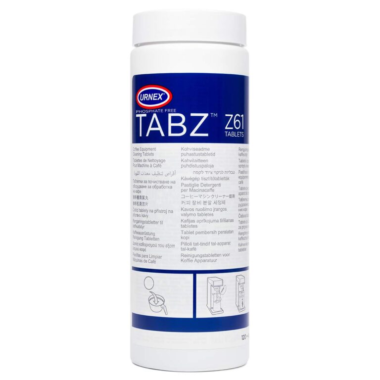Urnex Tabz Z61 Coffee Equipment Cleaner Tablets – 120 Tablets – Phosphate-Free