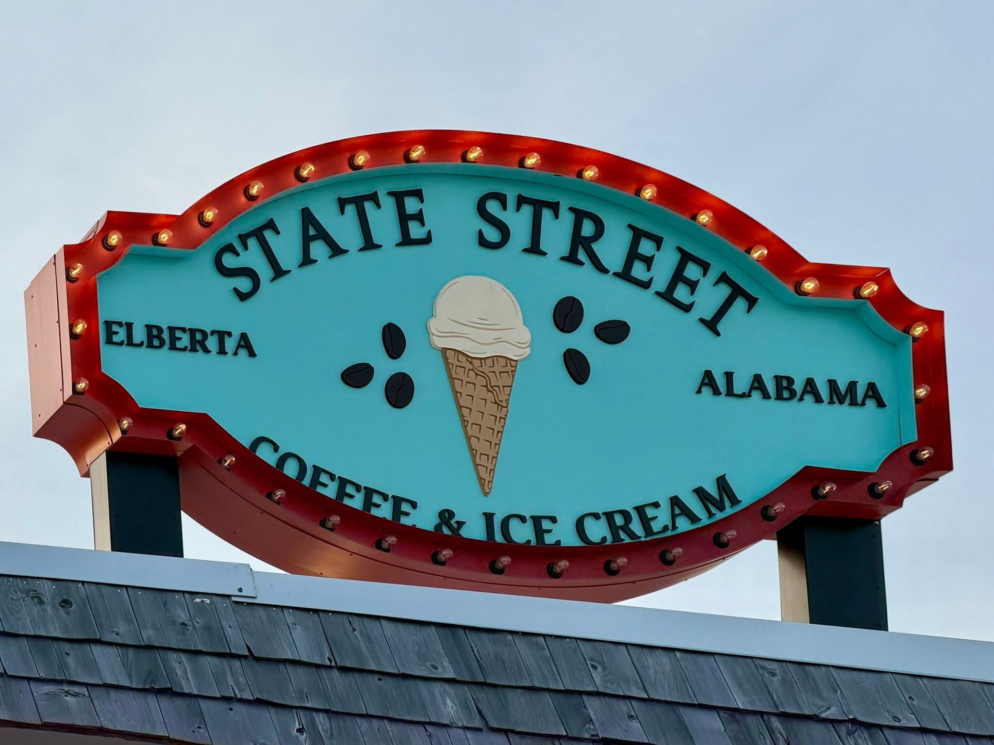 Welcome to State Street Coffee & Ice Cream in Elberta, Ala.