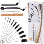14 PCS Coffee Grinder Cleaning Brush Set,Espresso Machine Cleaning Brush Kit, Multifunctional Burr Cleaner Brushes Bristle Tools for Barista Home Kitchen Commercial Use