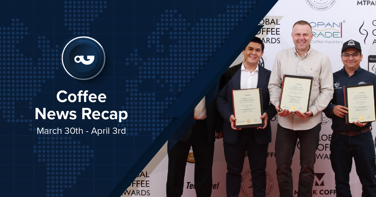 Coffee News Recap, 3 Apr: Global Coffee Awards MENA announced for June, new CEO named for KDP’s Global Coffee Co & other stories