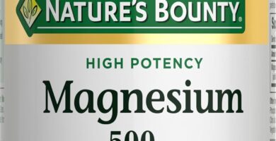 Nature’s Bounty Magnesium 500 mg Tablets, High Potency Magnesium Supplement for Bone & Muscle Health, Whole Body Support, 200 Count (Pack of 1)
