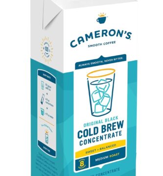 Cameron’s Coffee Original Black Multiserve Cold Brew Coffee Concentrate, Medium Roast, 32oz (Pack of 6)