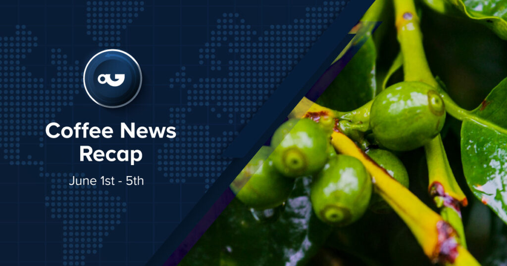 Coffee News Recap, 5 Jun: Arabica futures fall to lowest levels since Nov 2024, specialty coffee consumption remains at record high in the US & other stories