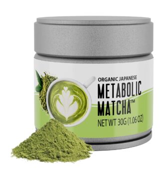 Naturalslim Japanese Organic Matcha Powder Green Tea – Metabolic Pure Japanese Matcha Tea Superfood with L-Theanine & Antioxidants for Metabolism, Energy, & Concentration – 30g