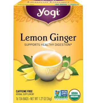 Yogi Tea Lemon Ginger Tea Bags, 16 ct